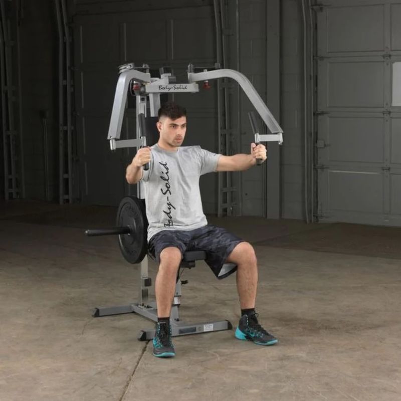 Body-Solid (#GPM65) Plate Loaded Pec Deck in Silver