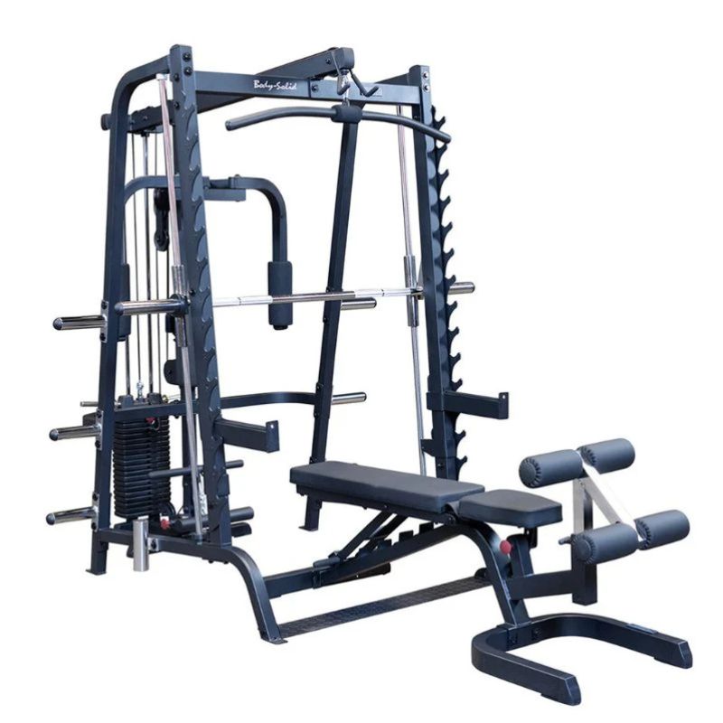 Body-Solid (#GS348BP4) Series 7 Smith Machine With Full Gym Bundle