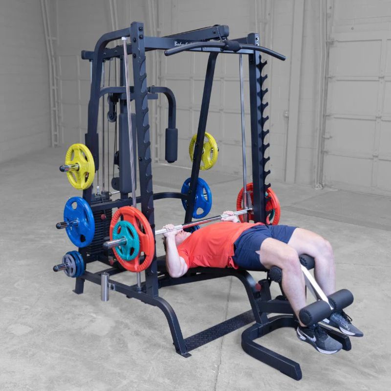 Body-Solid (#GS348BP4) Series 7 Smith Machine With Full Gym Bundle