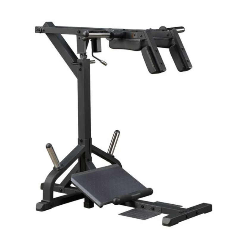 Body-Solid (#GSCL360) Leverage Squat Calf Machine in Silver