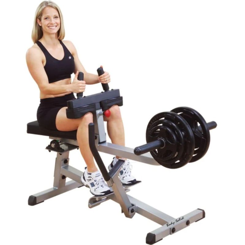 Body-Solid (#GSCR349) Seated Calf Raise in Silver