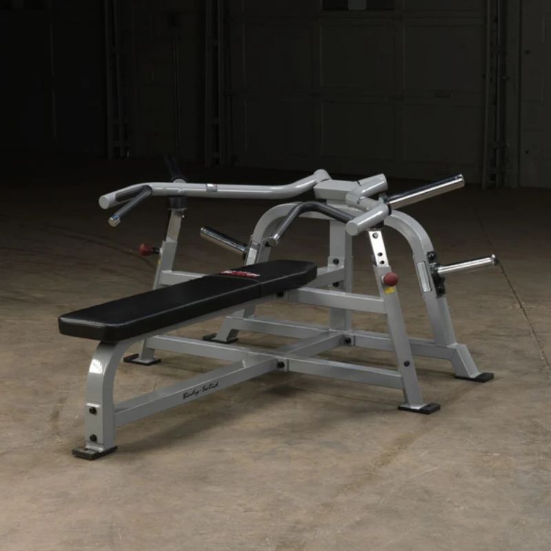 Body-Solid (#LVBP) Pro Clubline Leverage Bench Press in Silver