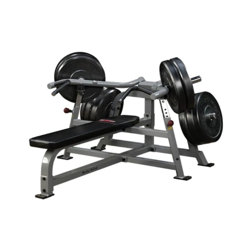 Body-Solid (#LVBP) Pro Clubline Leverage Bench Press in Silver