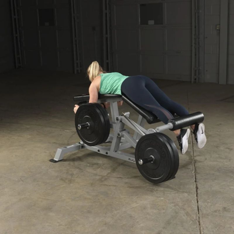 Body-Solid (#LVLC) ProClub Leverage Leg Curl in Silver