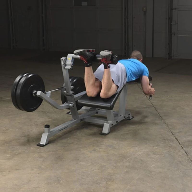 Body-Solid (#LVLC) ProClub Leverage Leg Curl in Silver