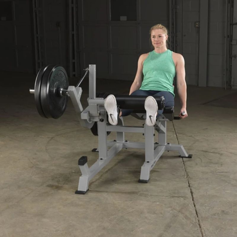 Body-Solid (#LVLE) ProClub Leverage Leg Extension in Silver