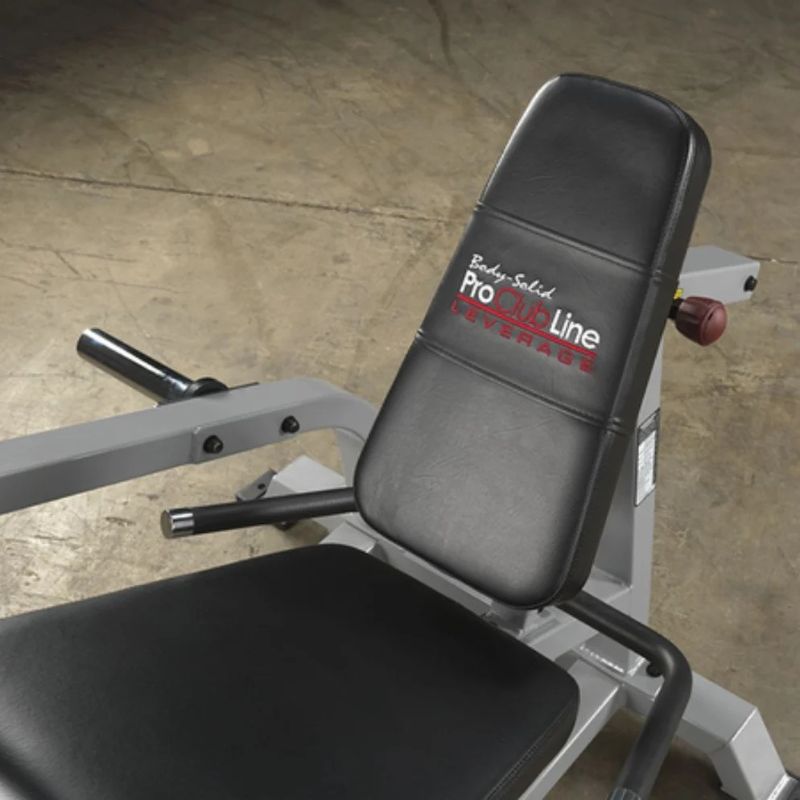 Body-Solid (#LVLE) ProClub Leverage Leg Extension in Silver