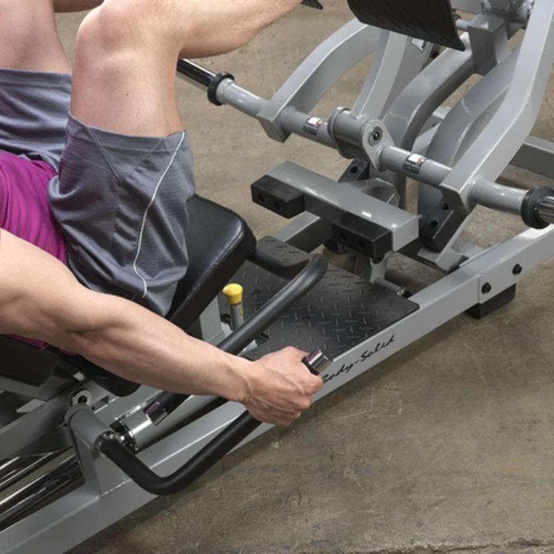 Body-Solid (#LVLP) ProClub Leverage Horizontal Leg Press in Silver