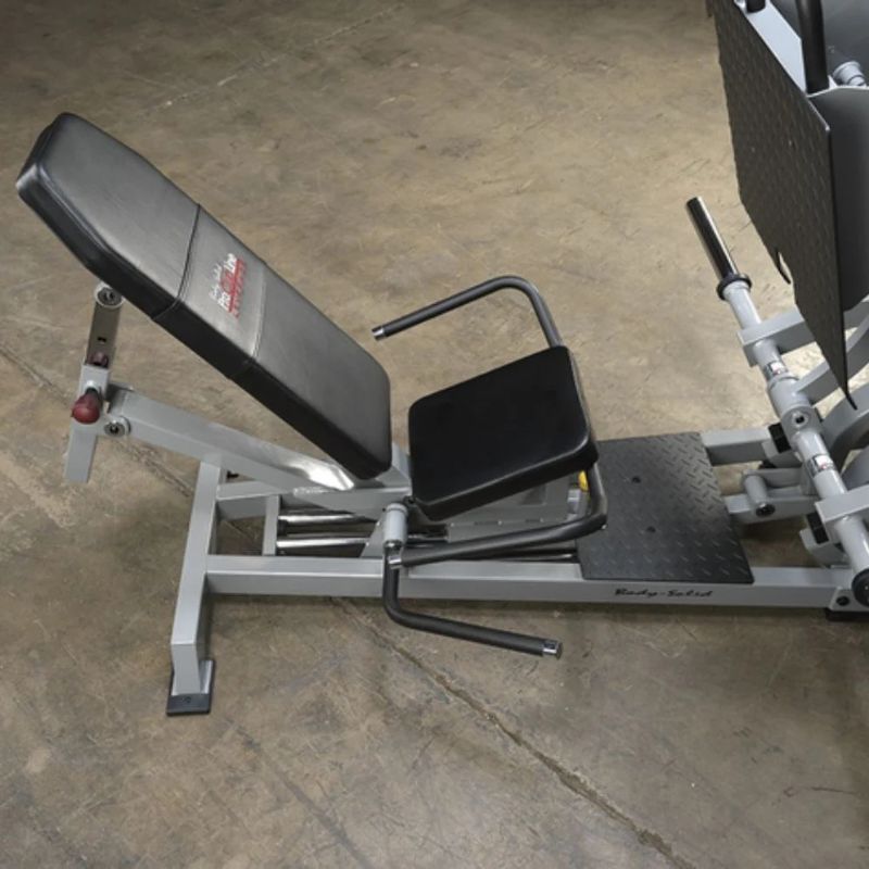 Body-Solid (#LVLP) ProClub Leverage Horizontal Leg Press in Silver