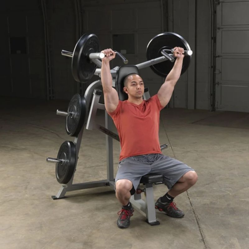 Body-Solid (#LVSP) ProClub Leverage Shoulder Press in Silver