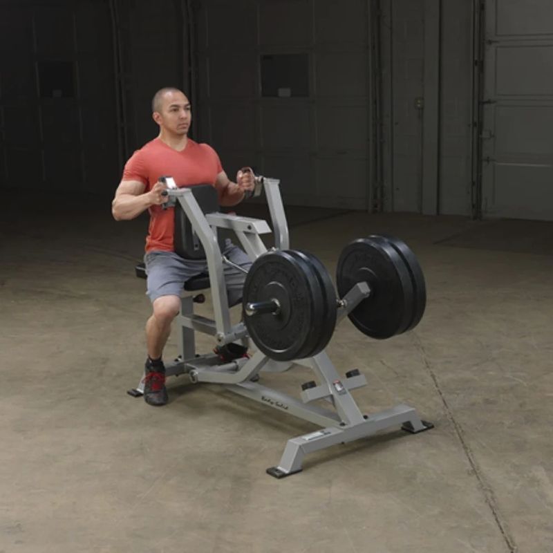 Body-Solid (#LVSR) ProClub Leverage Seated Row in Silver