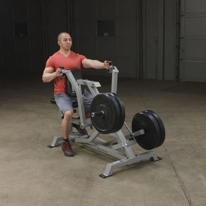 Body-Solid (#LVSR) ProClub Leverage Seated Row in Silver