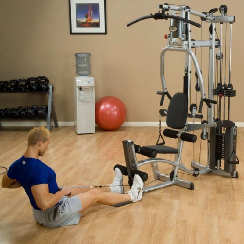 Body-Solid (#P2X) Powerline Single Stack Home Gym in Silver