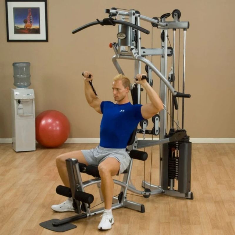 Body-Solid (#P2X) Powerline Single Stack Home Gym in Silver
