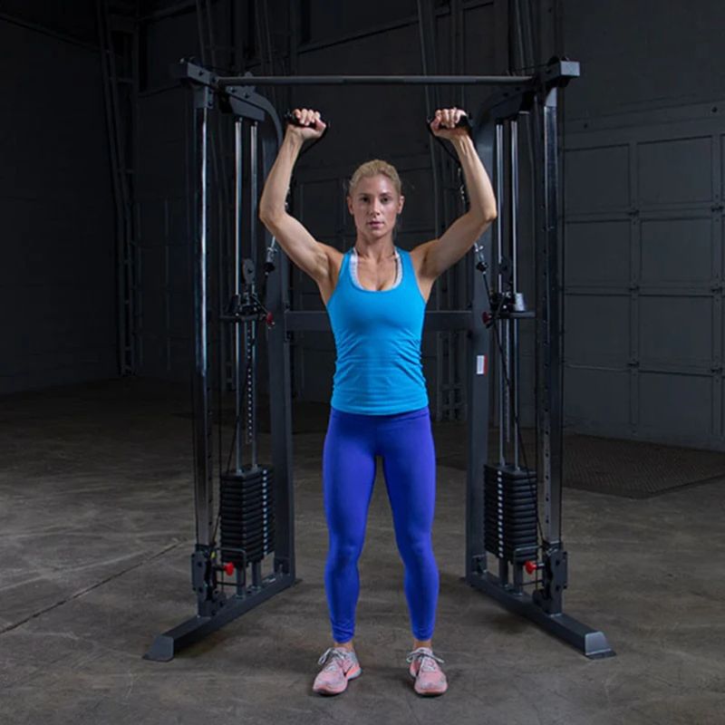 Body-Solid (#PFT100) Powerline Functional Trainer in Black