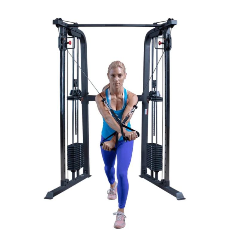 Body-Solid (#PFT100) Powerline Functional Trainer in Black