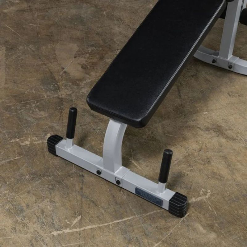 Body-Solid (#PLCE165X) Leg Extension & Curl Machine in Silver
