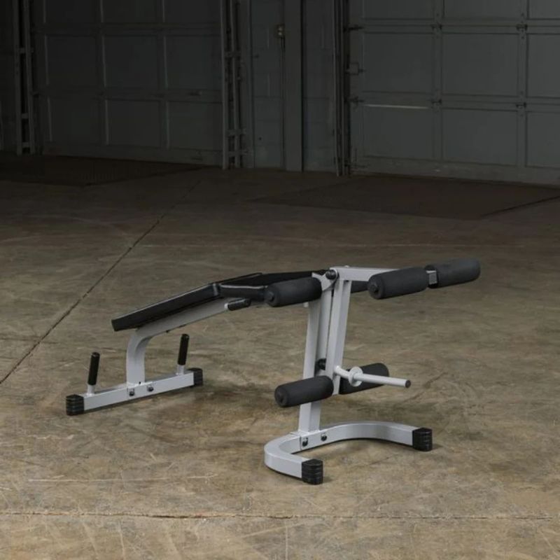 Body-Solid (#PLCE165X) Leg Extension & Curl Machine in Silver