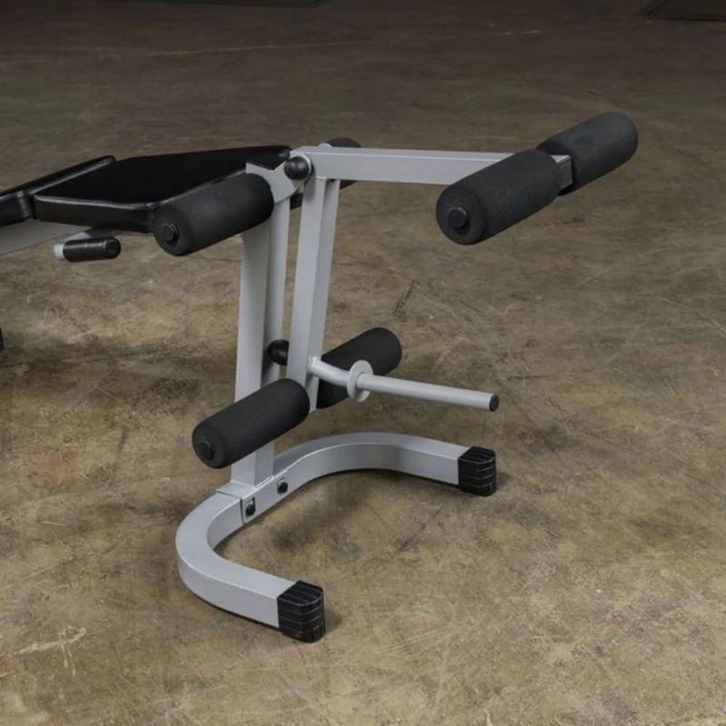 Body-Solid (#PLCE165X) Leg Extension & Curl Machine in Silver