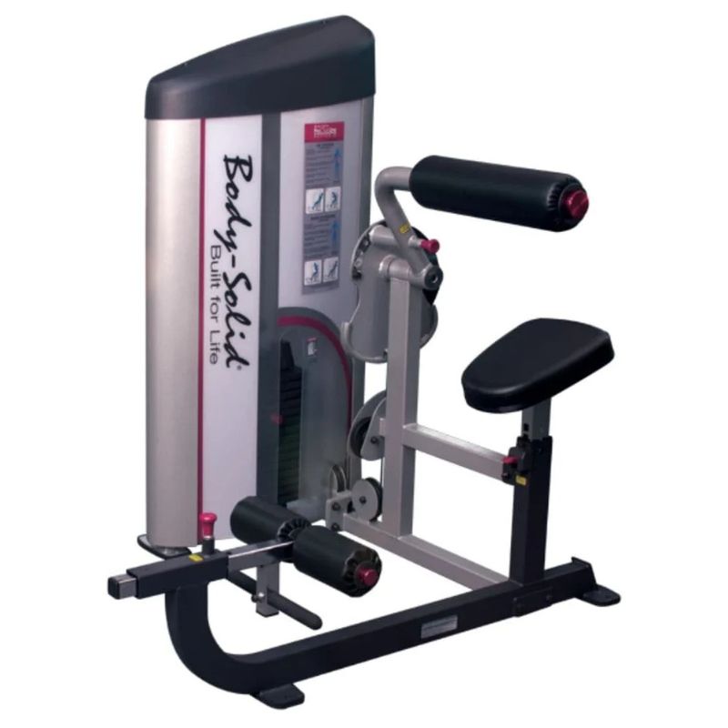Body-Solid (#S2ABB) Pro Clubline Series II Ab and Back Machine in Silver