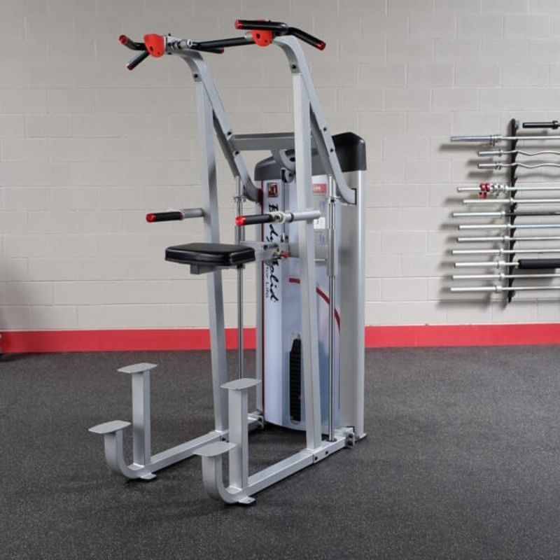 Body-Solid (#S2ACD) Pro Clubline Series II Assisted Chin Dip w/ 235lb Weight Stack