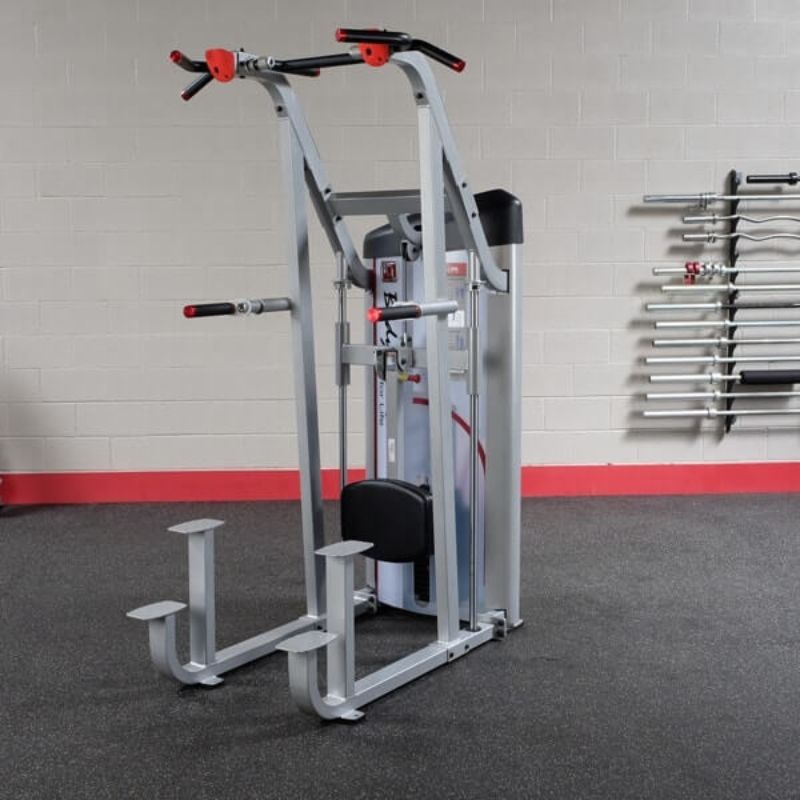 Body-Solid (#S2ACD) Pro Clubline Series II Assisted Chin Dip w/ 235lb Weight Stack