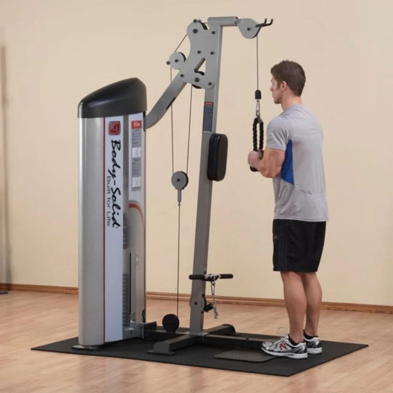 Body-Solid (#S2BTP) Pro Clubline Series II Bicep and Tricep Machine in Silver