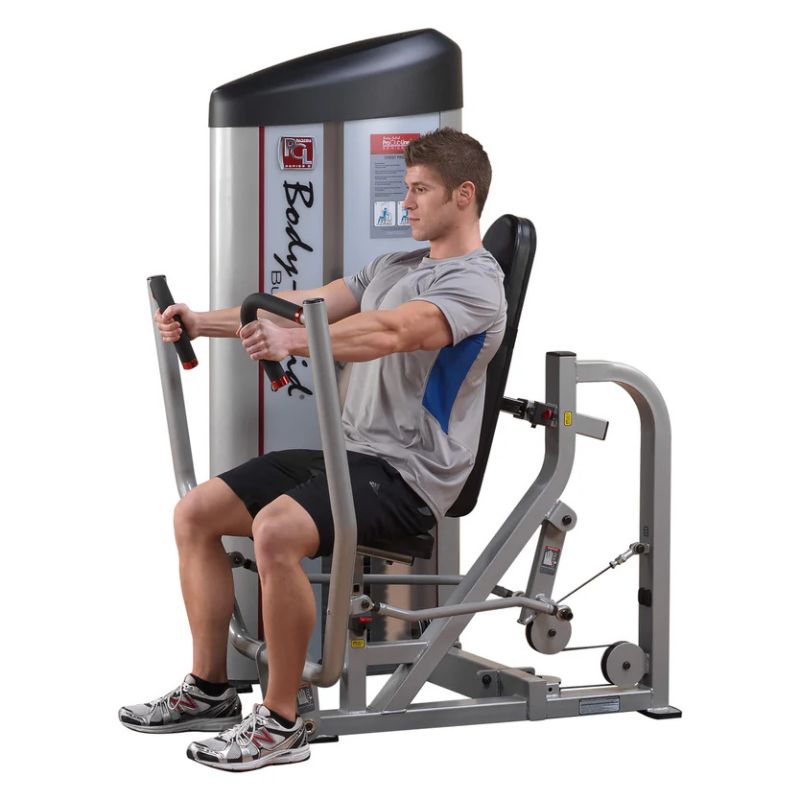 Body-Solid (#S2CP) Pro Clubline Series II Chest Press in Silver