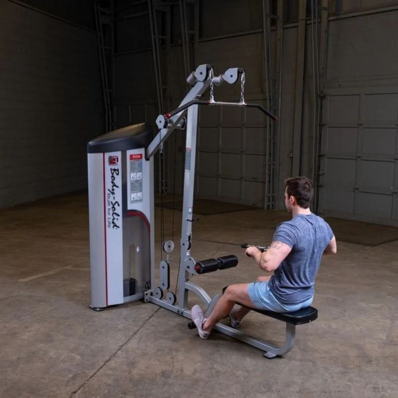 Body-Solid (#S2LAT) Pro Clubline Series II Lat Pull/Seated Row in Silver