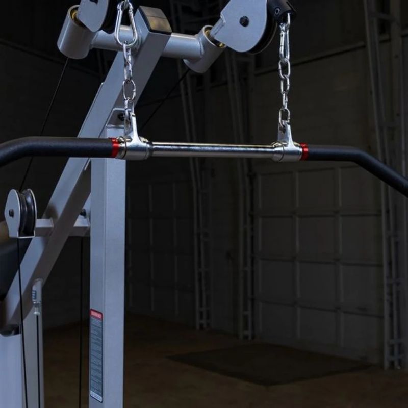 Body-Solid (#S2LAT) Pro Clubline Series II Lat Pull/Seated Row in Silver