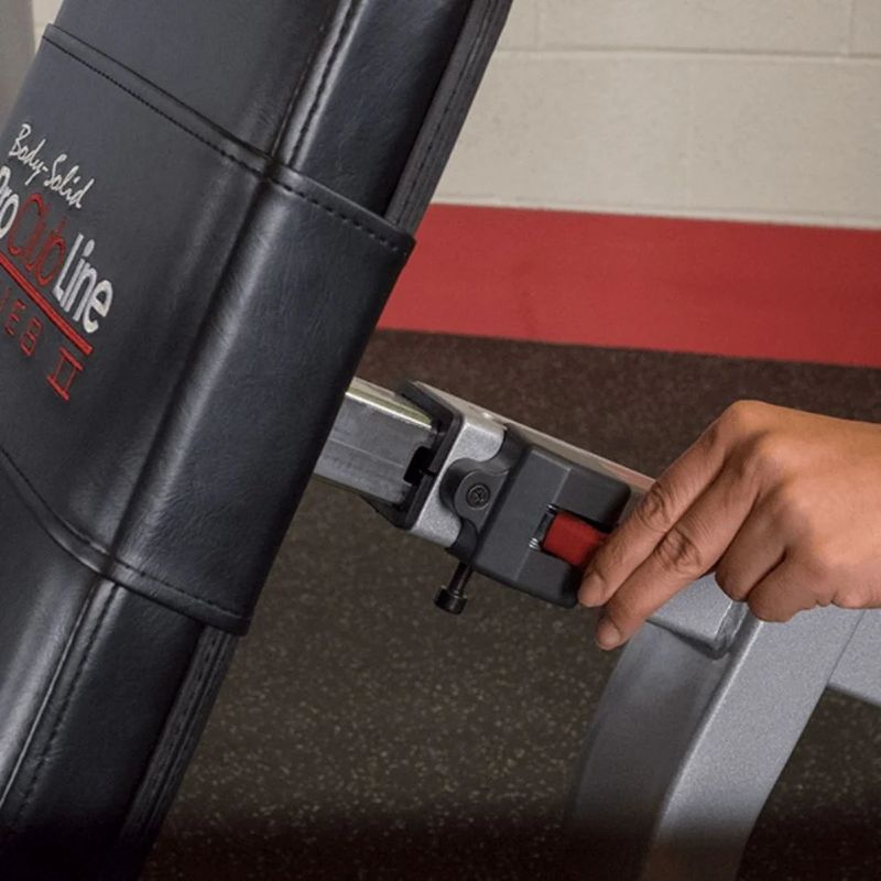 Body-Solid (#S2LEC) Pro Clubline Series II Leg Extension/Leg Curl in Silver
