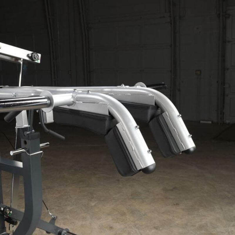 Body-Solid (#SBL460P4) Free Weight Leverage Gym in Black