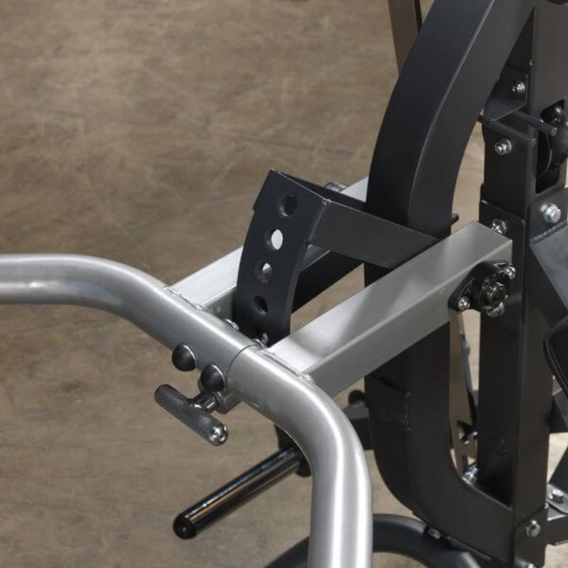 Body-Solid (#SBL460P4) Free Weight Leverage Gym in Black