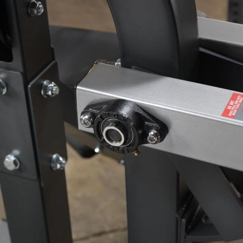 Body-Solid (#SBL460P4) Free Weight Leverage Gym in Black