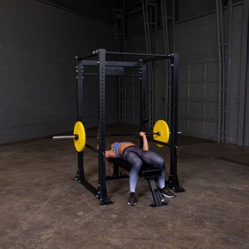 Body-Solid (#SFB125) Pro Clubline Flat Bench in Black