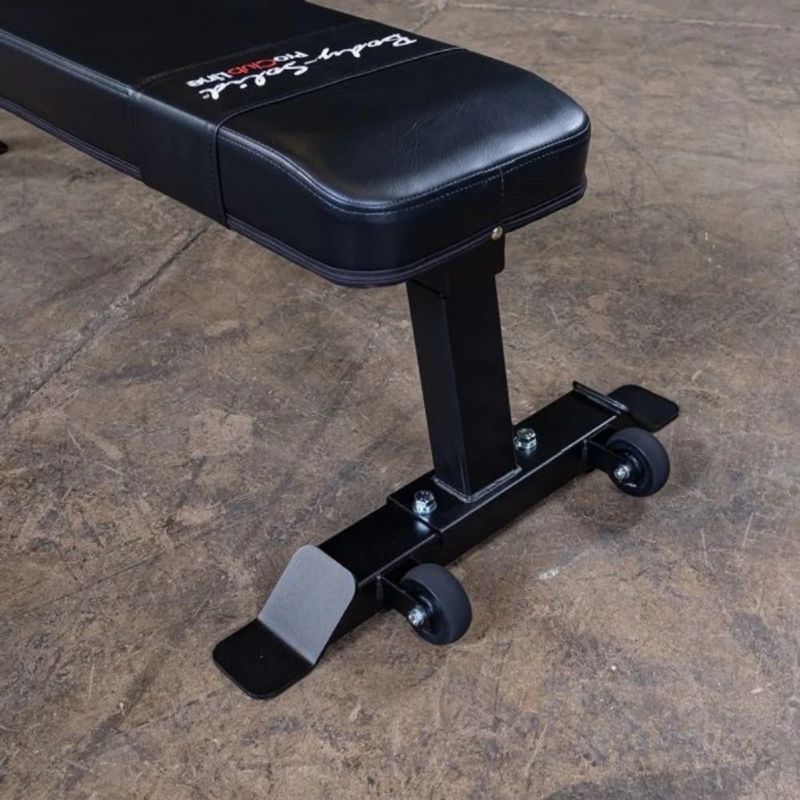 Body-Solid (#SFB125) Pro Clubline Flat Bench in Black