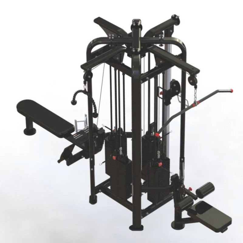Body-Solid (#SJG100) Pro Clubline 4-Stack Jungle Gym in Black