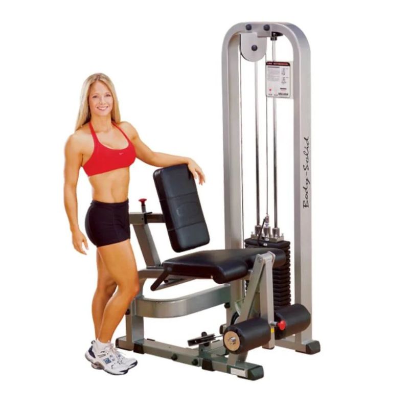 Body-Solid (#SLE200G) Pro Clubline Leg Extension in Silver