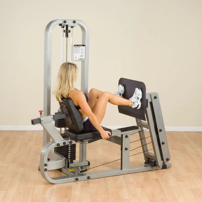 Body-Solid (#SLP500G) Pro Clubline Leg Press in Silver