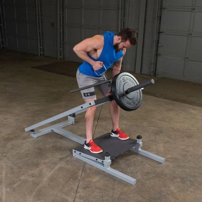 Body-Solid (#STBR500) ProClub T-Bar Row Machine in Silver