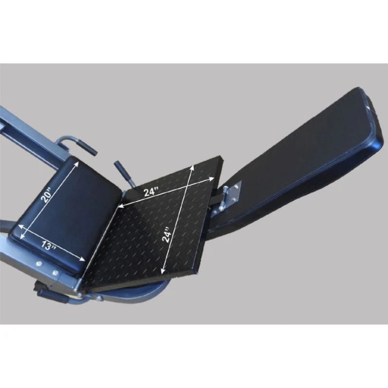 TDS Fitness (#TDS-35755-G) Leg Press/ Hip Sled Hack Squat Machine in Silver
