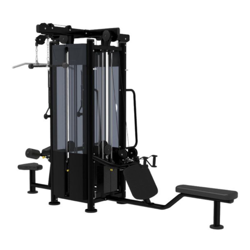 Tag Fitness (#ELITE-4s) 4-Station Jungle Gym in Black