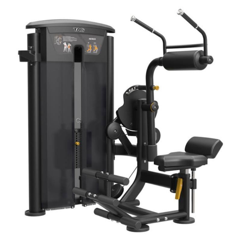 Tag Fitness (#Elite-Ab/Back) Abdominal/Back Extension w/ 160lb Weight Stack