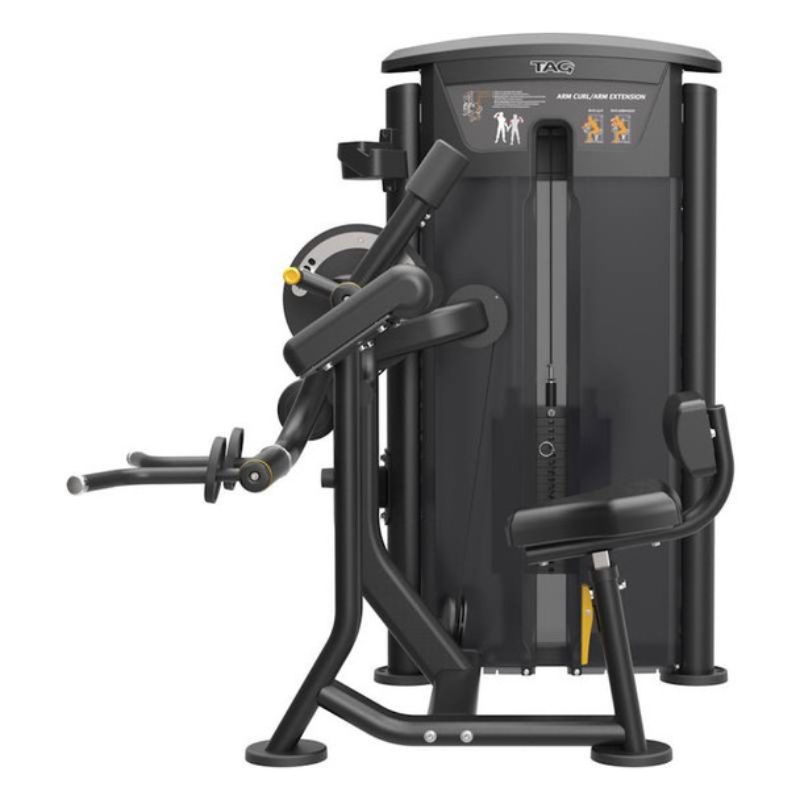 Tag Fitness (#Elite-Bicep/Tricep) Bicep/Tricep Machine w/ 160 lb Weight Stack