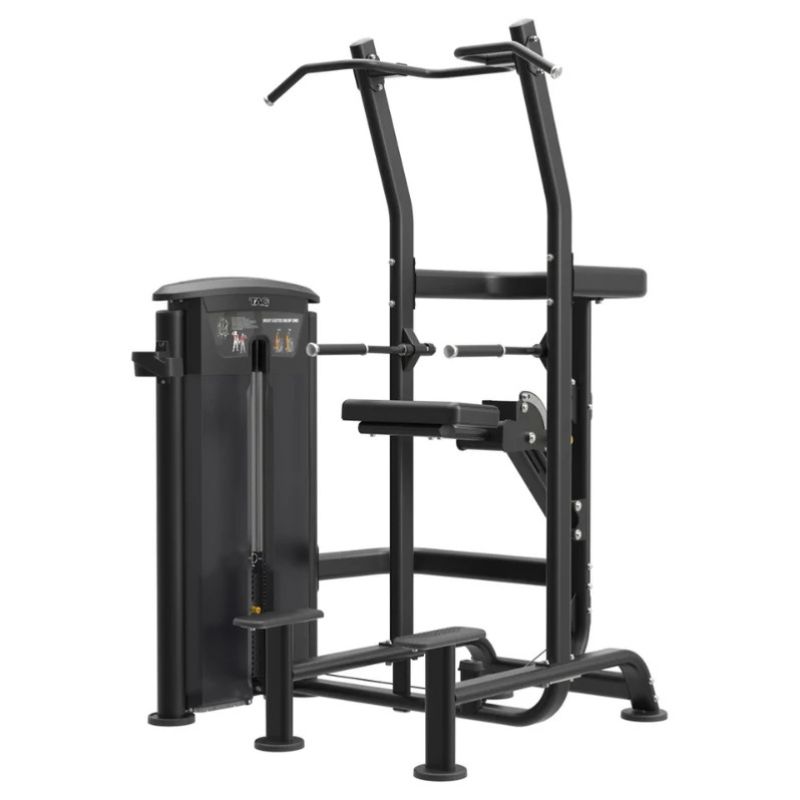 Tag Fitness (#Elite-Chin Dip Assist) Dual Assisted Chin Dip w/ 160lb Weight Stack