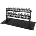 Body-Solid (5-50 lb) Hex Dumbbells w/ Rack