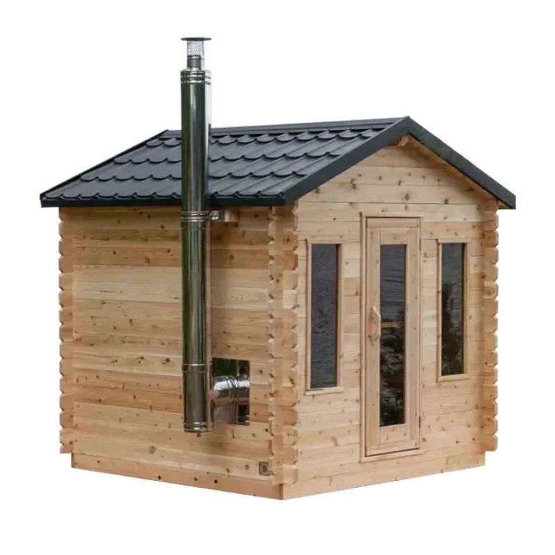 Dundalk Leisurecraft (#CTC88W) White Cedar Canadian Timber Georgian Outdoor Cabin Sauna