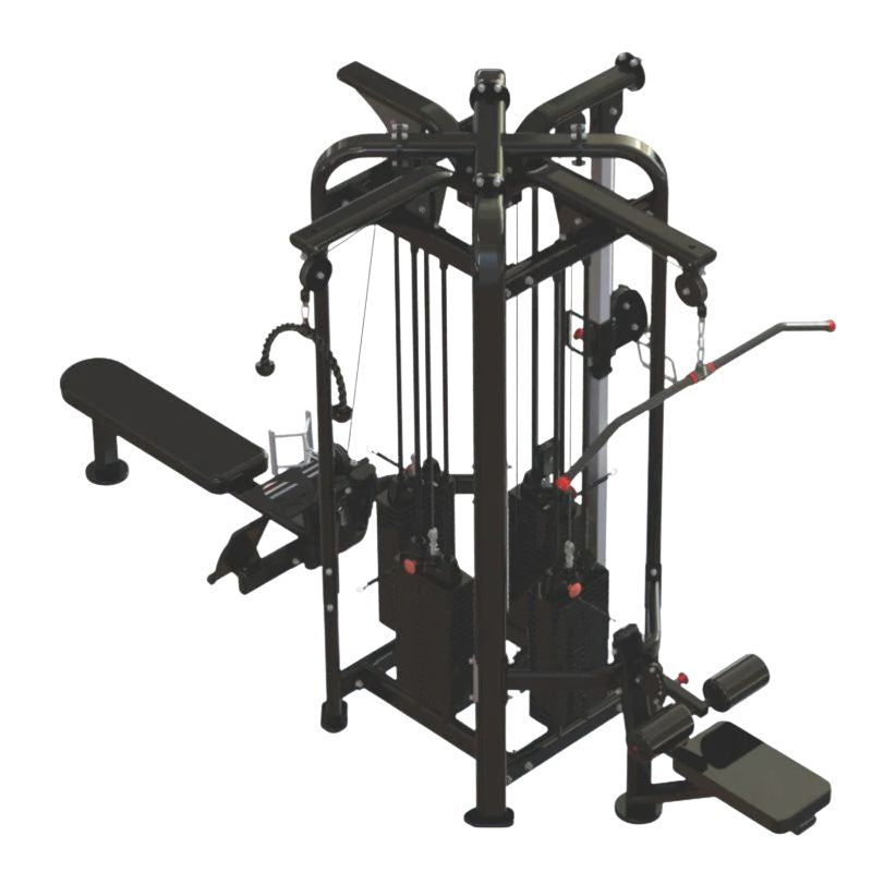 Body-Solid (#SJG100) Pro Clubline 4-Stack Jungle Gym in Black