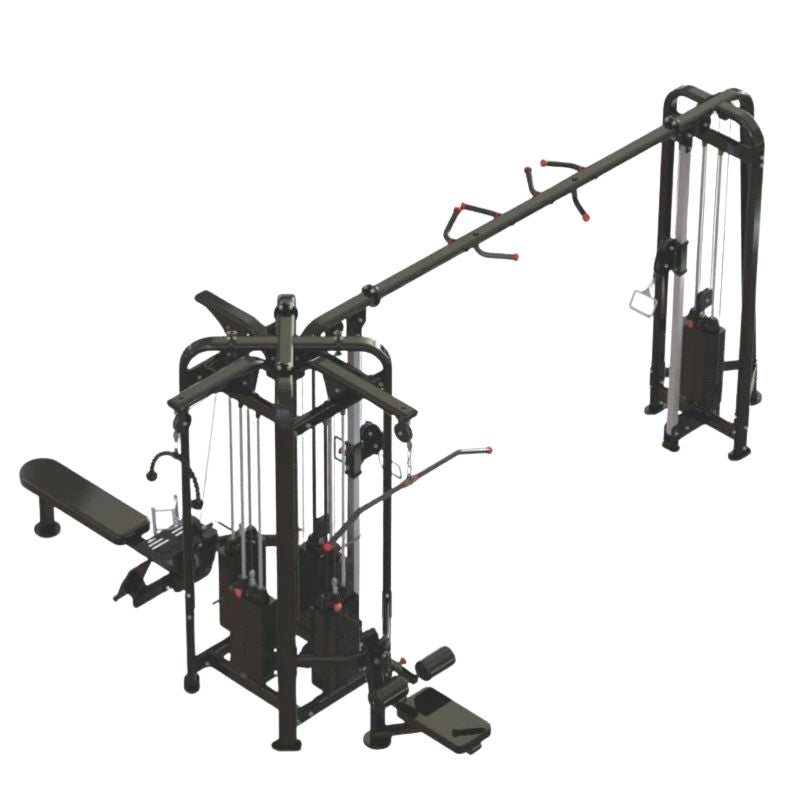 Body-Solid (#SJG500) Pro Clubline 6-Stack Jungle Gym in Black