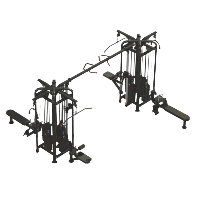 Body-Solid (#SJG800) Pro Clubline 8-Stack Jungle Gym in Black